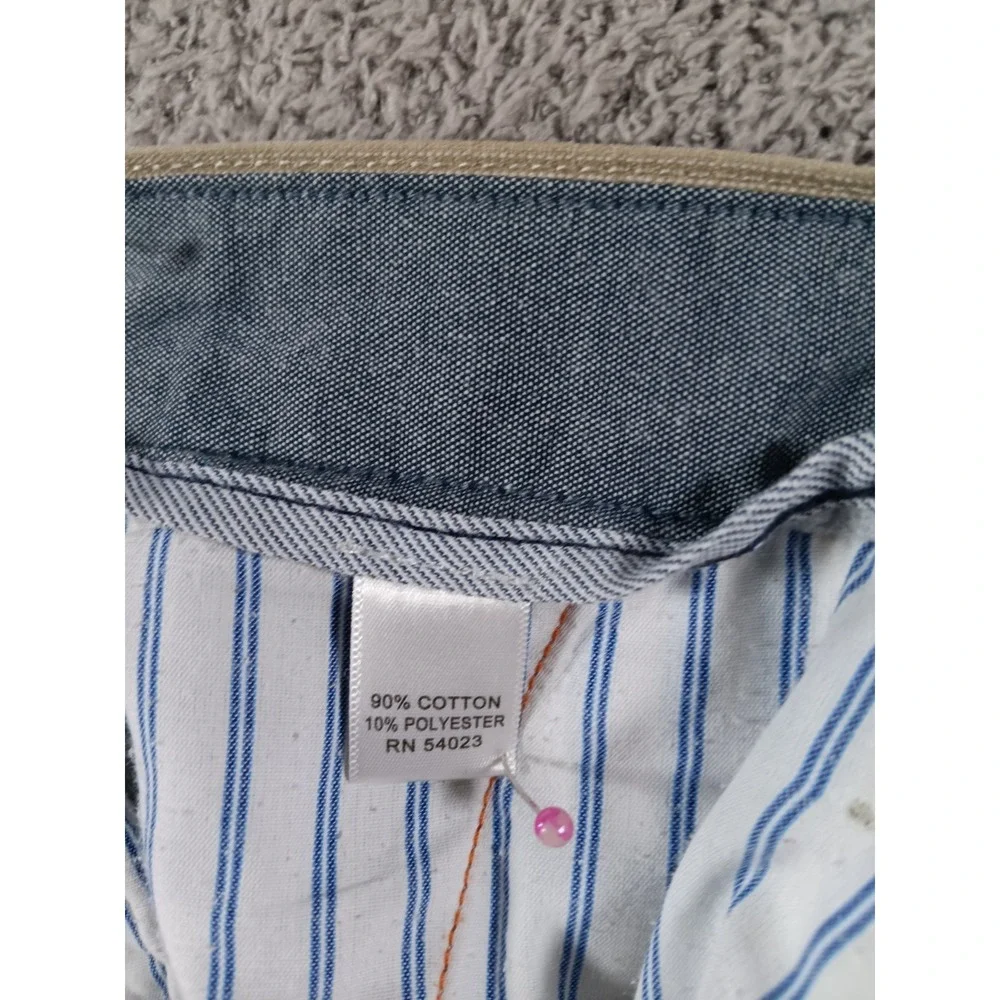 Banana Republic Golf Pants Mens 33x34 Khaki Straight Fit Cotton Chino